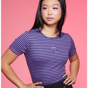 Sailor Moon Sailor Saturn Stripe Girls Baby T-Shirt